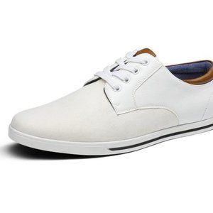 Men's Rivera Oxfords Shoes Sneakers (White) (Brand New)